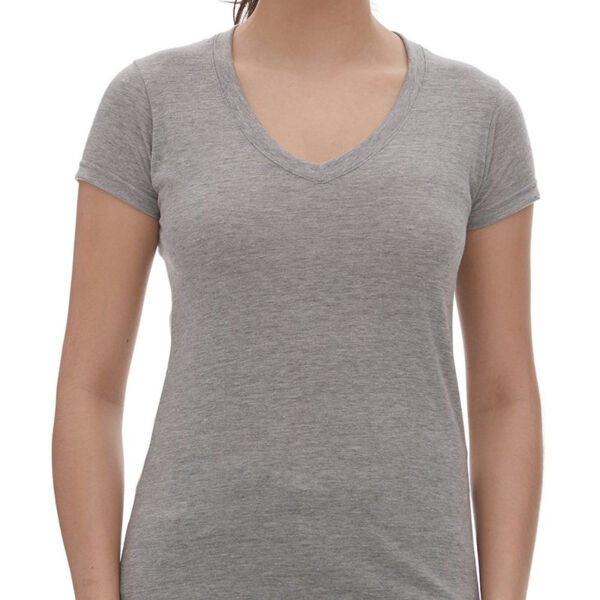 Women's Deluxe Blend V-Neck T-Shirt Thumbnail