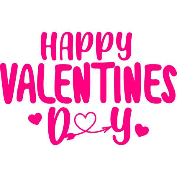 Pink Valentines Day Text Thumbnail